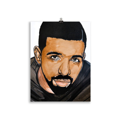 Drake enhanced matte paper poster cm 30x40 cm transparent - NK Iconic
