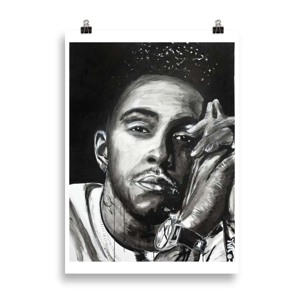 Lewis Hamilton enhanced matte paper poster cm 50x70 cm transparent