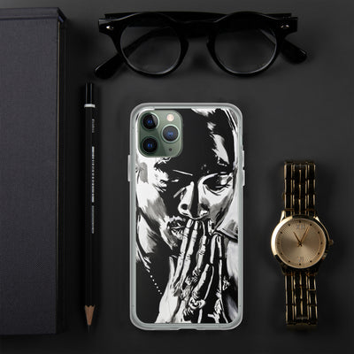 Tupac Black & White iPhone Case