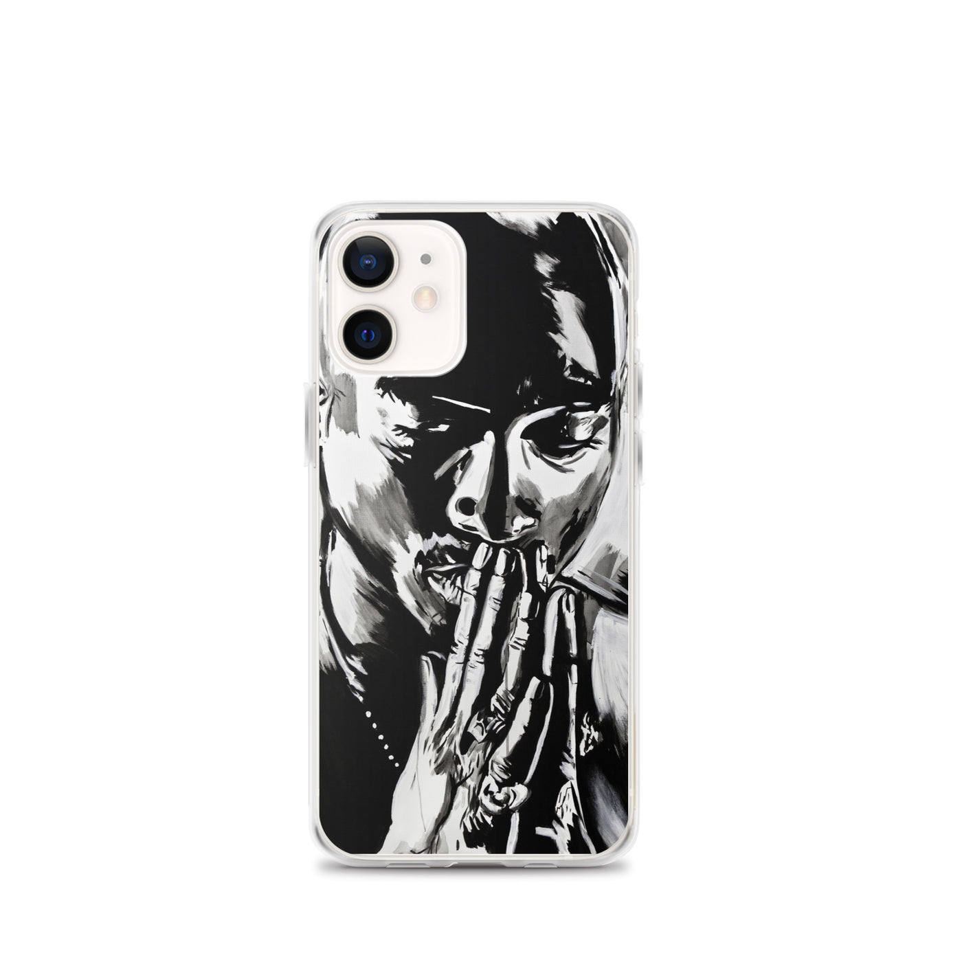 Tupac Black & White iPhone Case